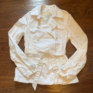 Abercrombie & fitch white jacket
